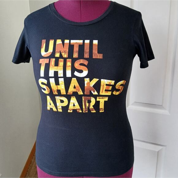 Next Level Apparel Tops - Five Iron Frenzy Until This Shakes Apart Album Cover T-Shirt Black Med NL FIF